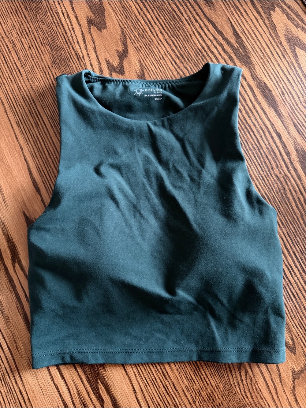 OFFLINE Forest Green Cropped Tank